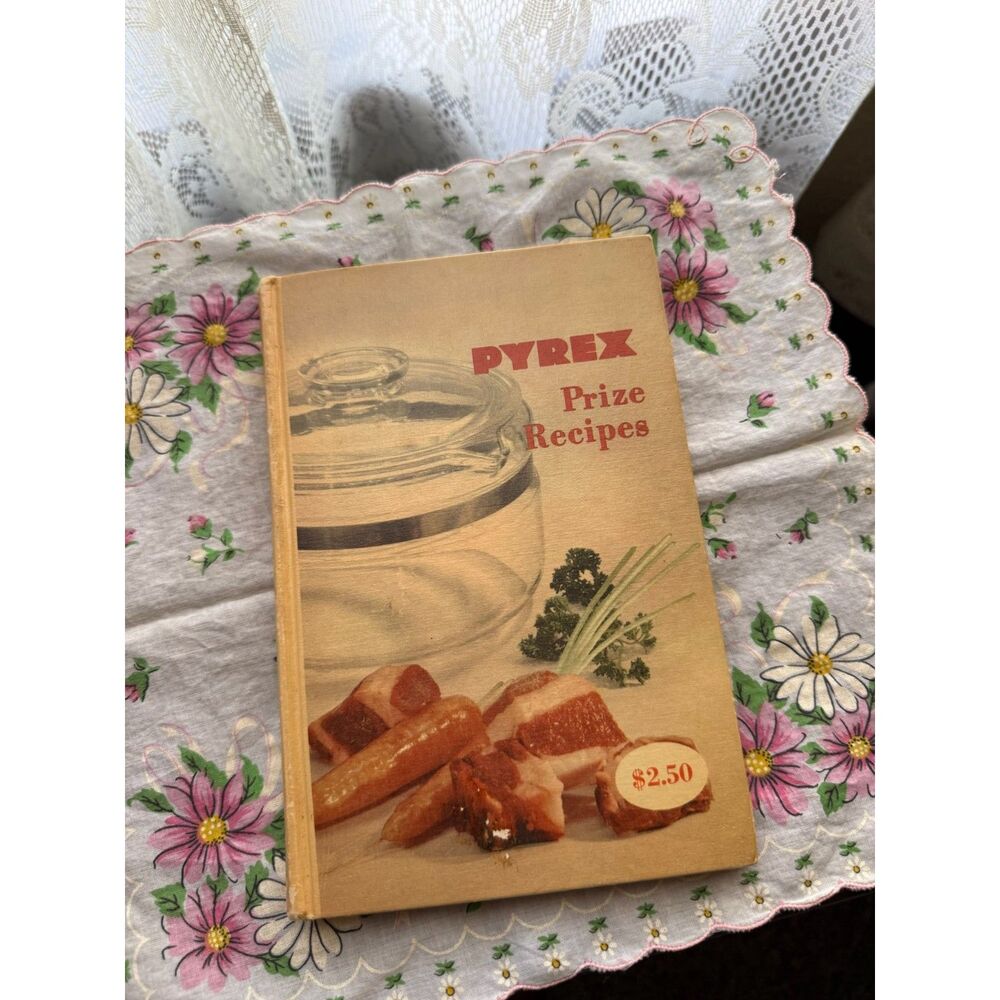 Vintage 1953 Pyrex Prize Recipes Cookbook – First Edition Mid-Century Hardcover